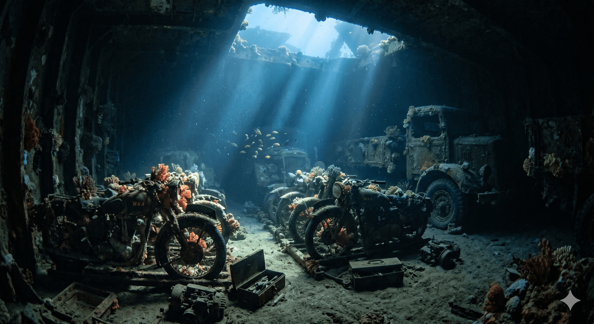 North & Wrecks liveaboard route