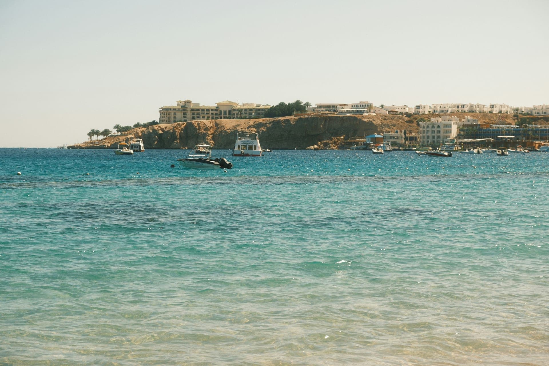 The Sharm El Sheikh coastline